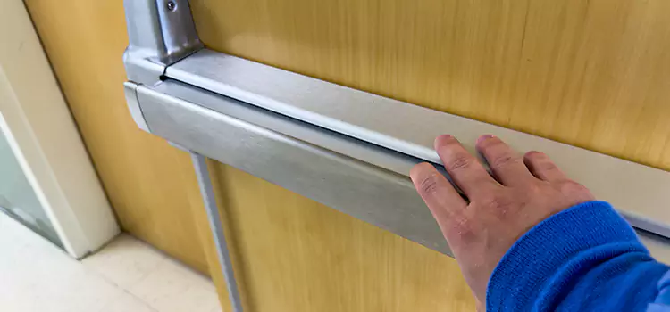 Installing a Push Bar on a Door Galt